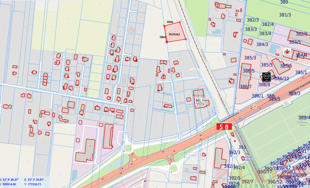 Działka Sprzedaż Porosły-Kolonia